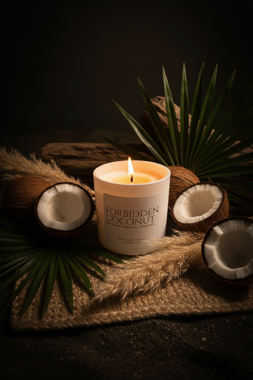 Forbidden Coconut – Single Wick Moody Boho