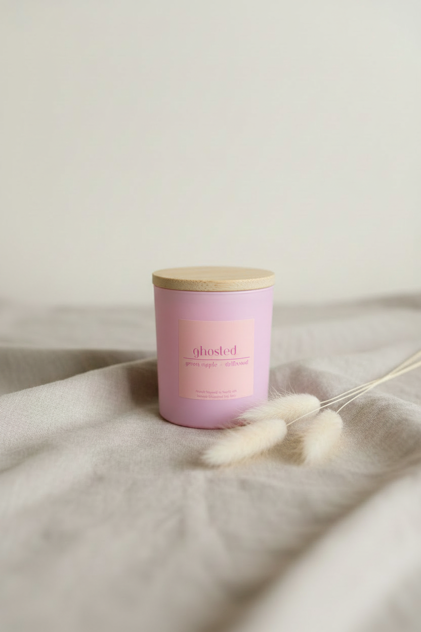 Ghosted Candle — Linen Editorial