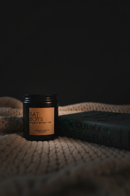 Bat Boys Candle — A Court of Mist and Fury Marketing Photo
