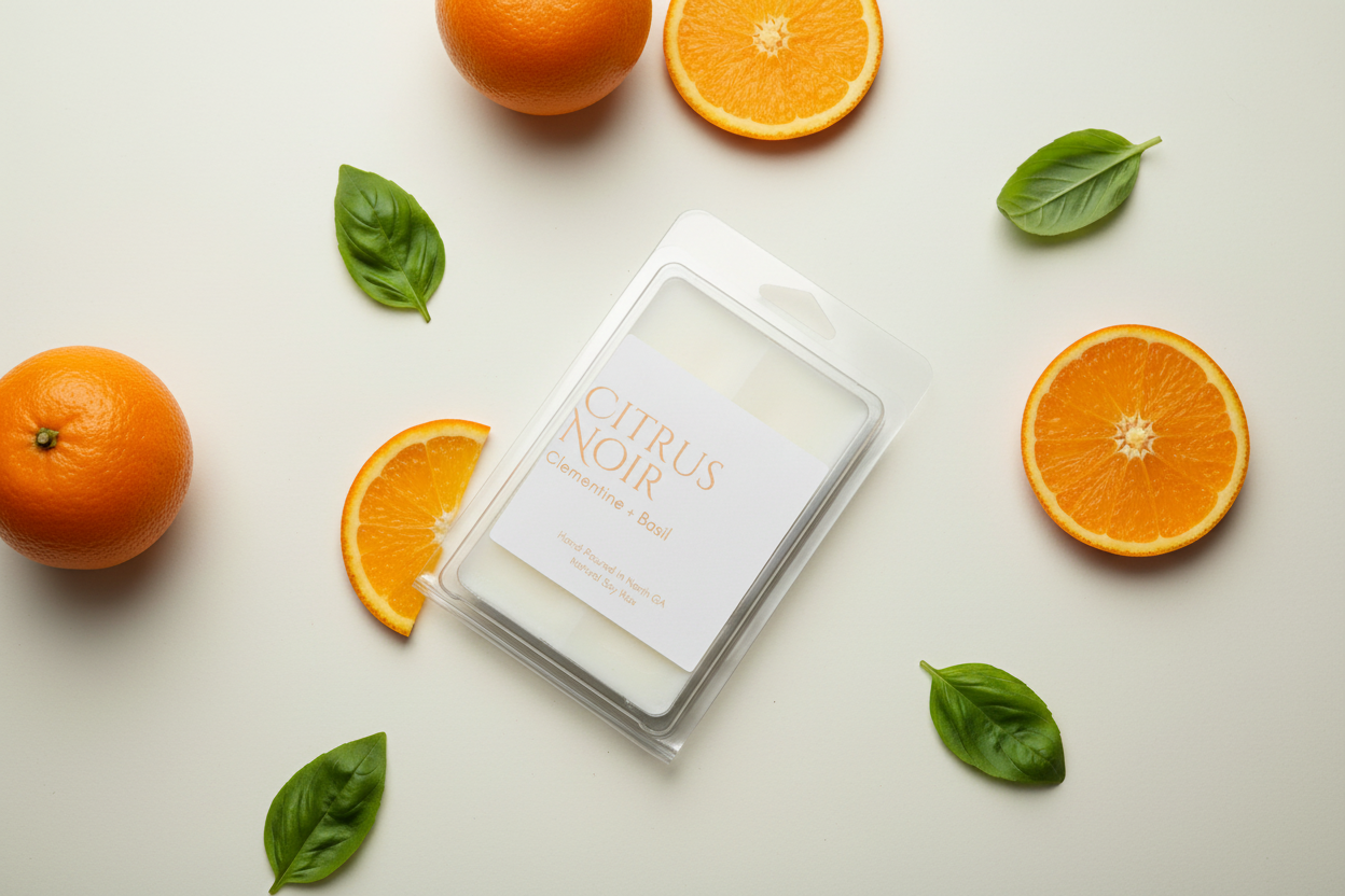 Citrus Noir with Orange and Basil
