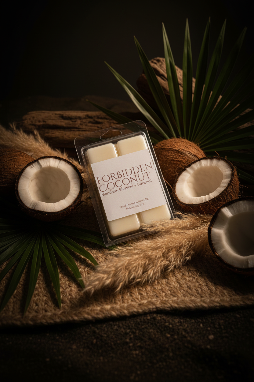 Forbidden Coconut Wax Melts – Moody Boho Marketing