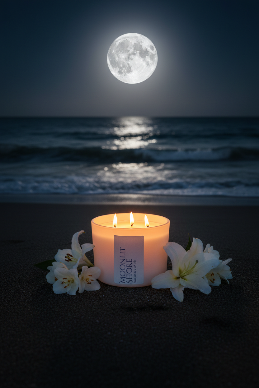 Moonlit Shore – Moonlight Beach Marketing Image