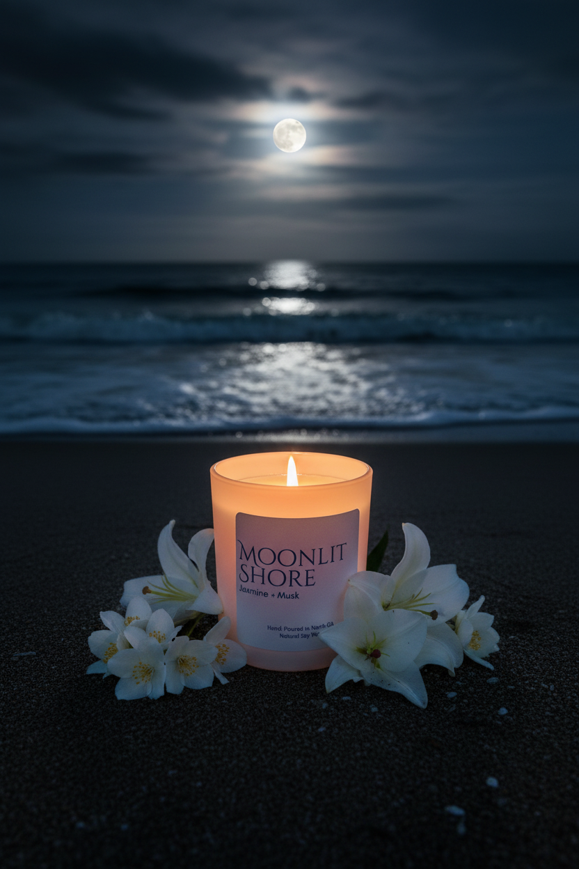 Moonlit Shore – Single Wick Moonlight Beach