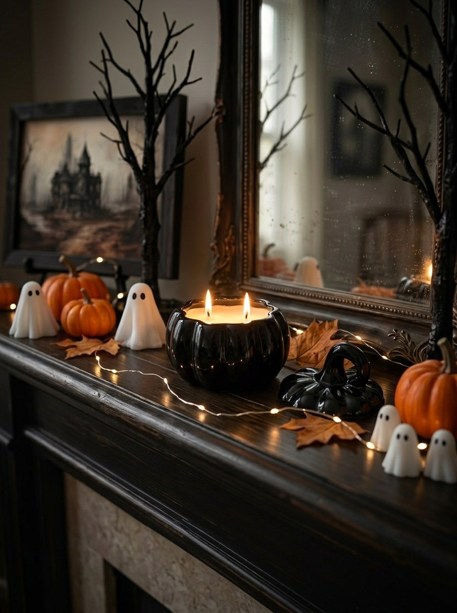 Spooky Pumpkin Candles