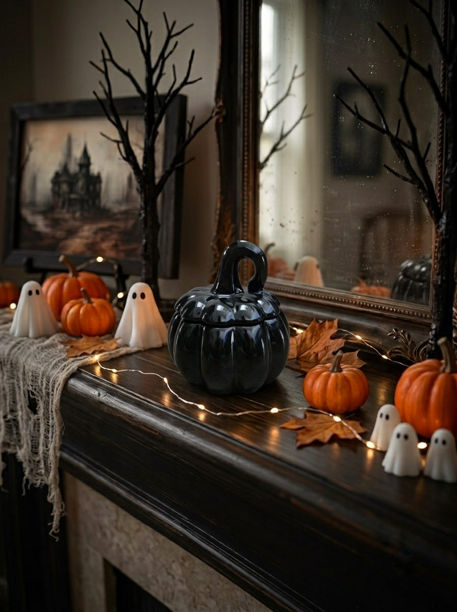 Spooky Pumpkin Candles