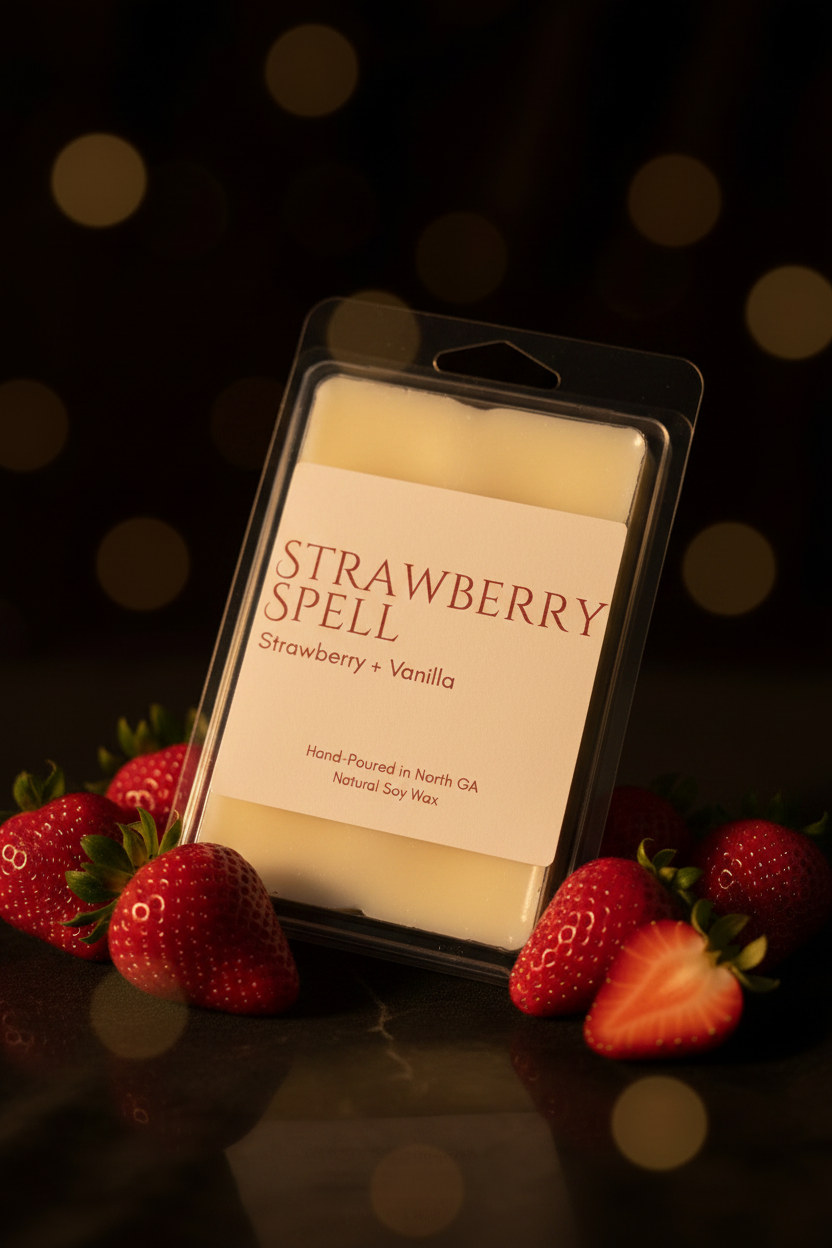 Strawberry Spell Wax Melts - Marketing