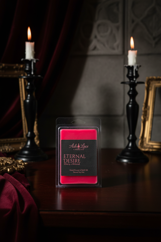 Vampire gothic wax melt marketing image