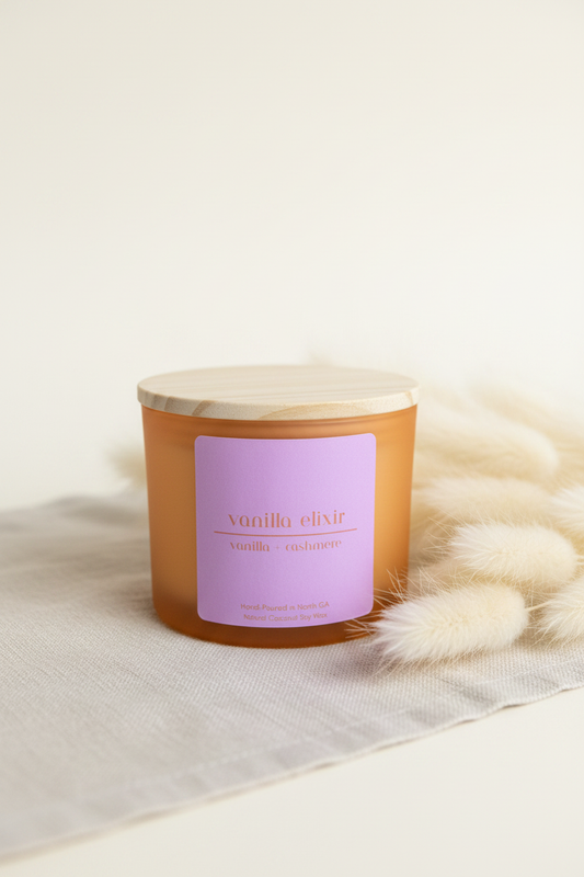 Vanilla Elixir Candle Marketing